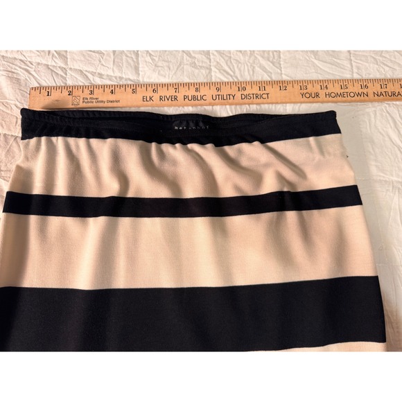 Metaphor Striped 90s Skirt Stretch Knit Pull On Casual Everyday Small - Picture 4 of 5